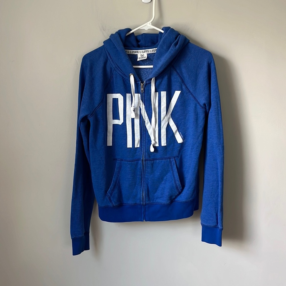Victoria’s Secret Pink Zipper Hoodie Small